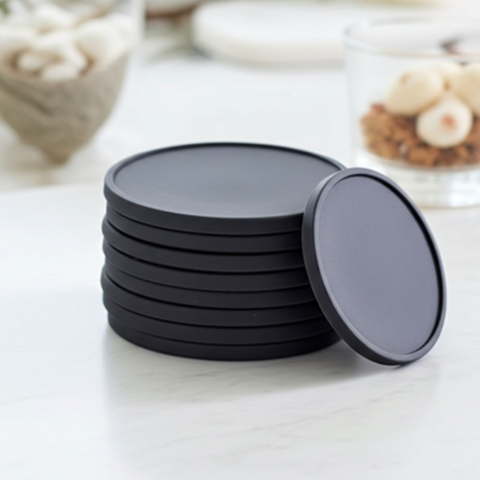 Sottobicchieri antiscivolo in silicone (set da 4)