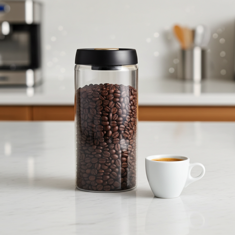 حاوية تخزين القهوة المفرغة من الهواء
