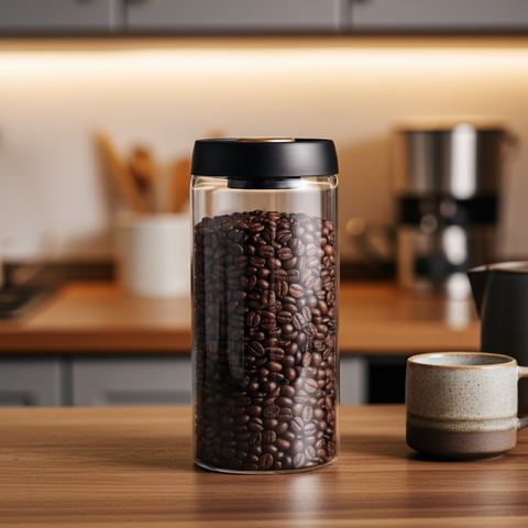 حاوية تخزين القهوة المفرغة من الهواء