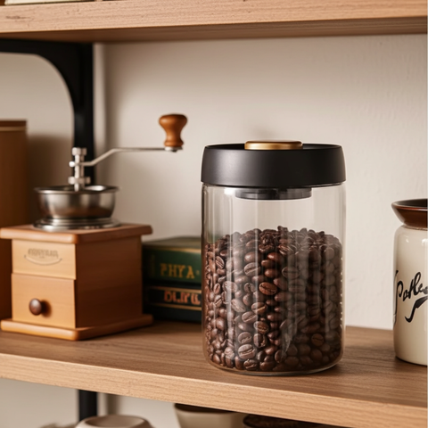 حاوية تخزين القهوة المفرغة من الهواء