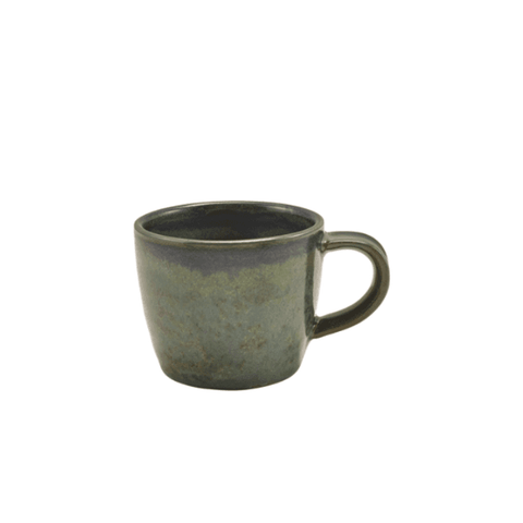 Tazzina da caffè espresso in porcellana verde acqua - 85 ml