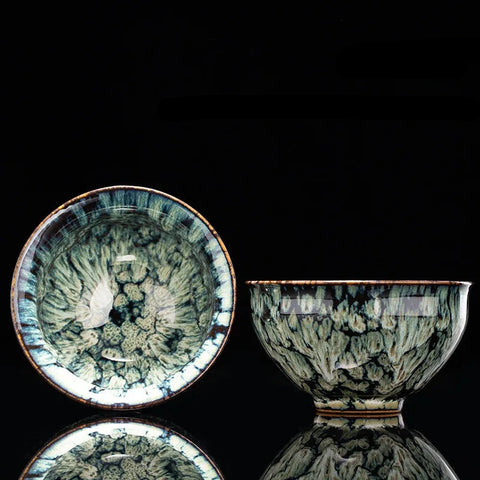 مجموعة ترانكويل - أكواب شاي فاخرة مصنوعة يدويًا