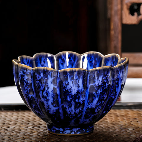 مجموعة شل - أكواب شاي فاخرة مصنوعة يدويًا