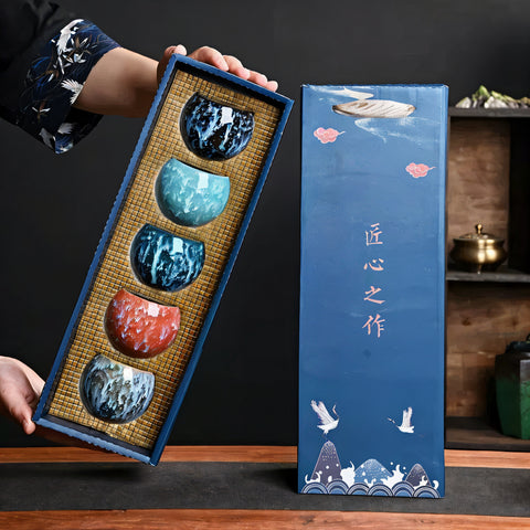 Set regalo di tazze da caffè/tè Elemental