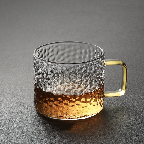 Elegantes tazas de cristal para espresso