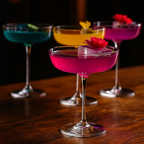 Contemporary Coupe Cocktail Glass