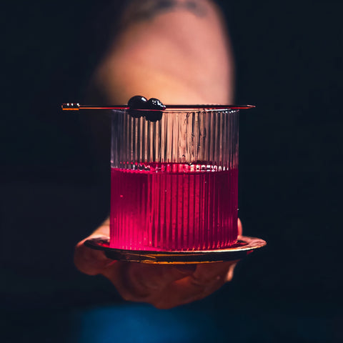 Ribbed Old Fashioned Glass