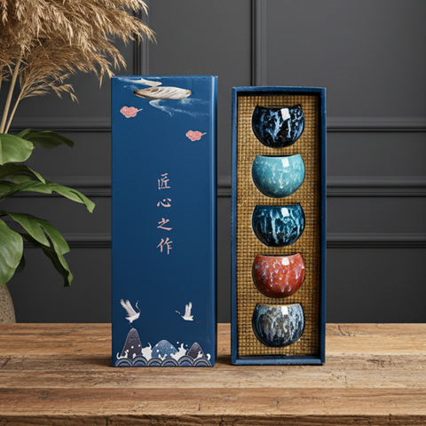 Set regalo di tazze da caffè/tè Elemental