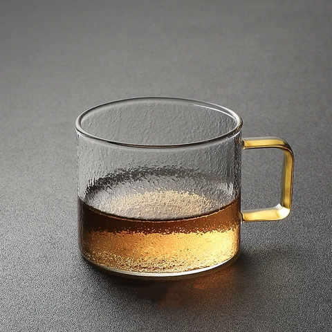 Elegantes tazas de cristal para espresso