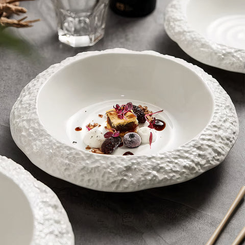 Textured Ceramic Bowl