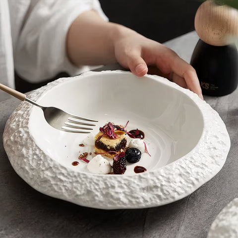 Textured Ceramic Bowl