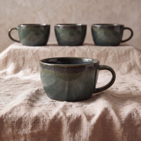 Juegos de tazas de café de porcelana