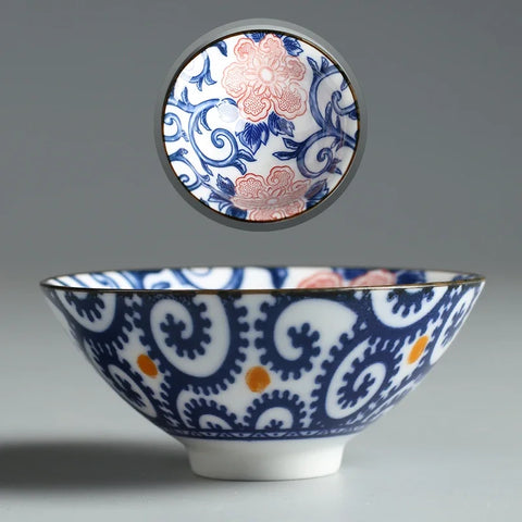 Vintage Chinese Porcelain Tea Cups