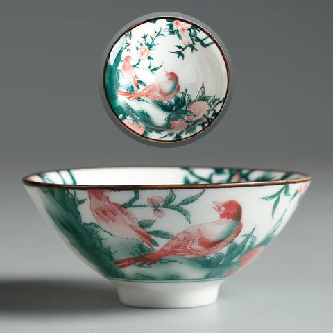 Vintage Chinese Porcelain Tea Cups