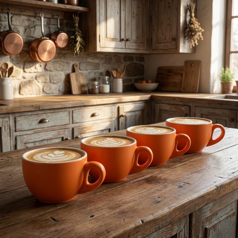 Tazzina da caffè espresso in porcellana verde acqua - 85 ml