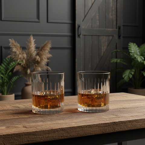 Bicchiere da whisky Old Fashioned a coste